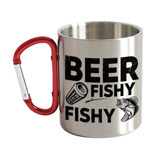 Beer Fishy Fishy Carabiner Mug 12oz